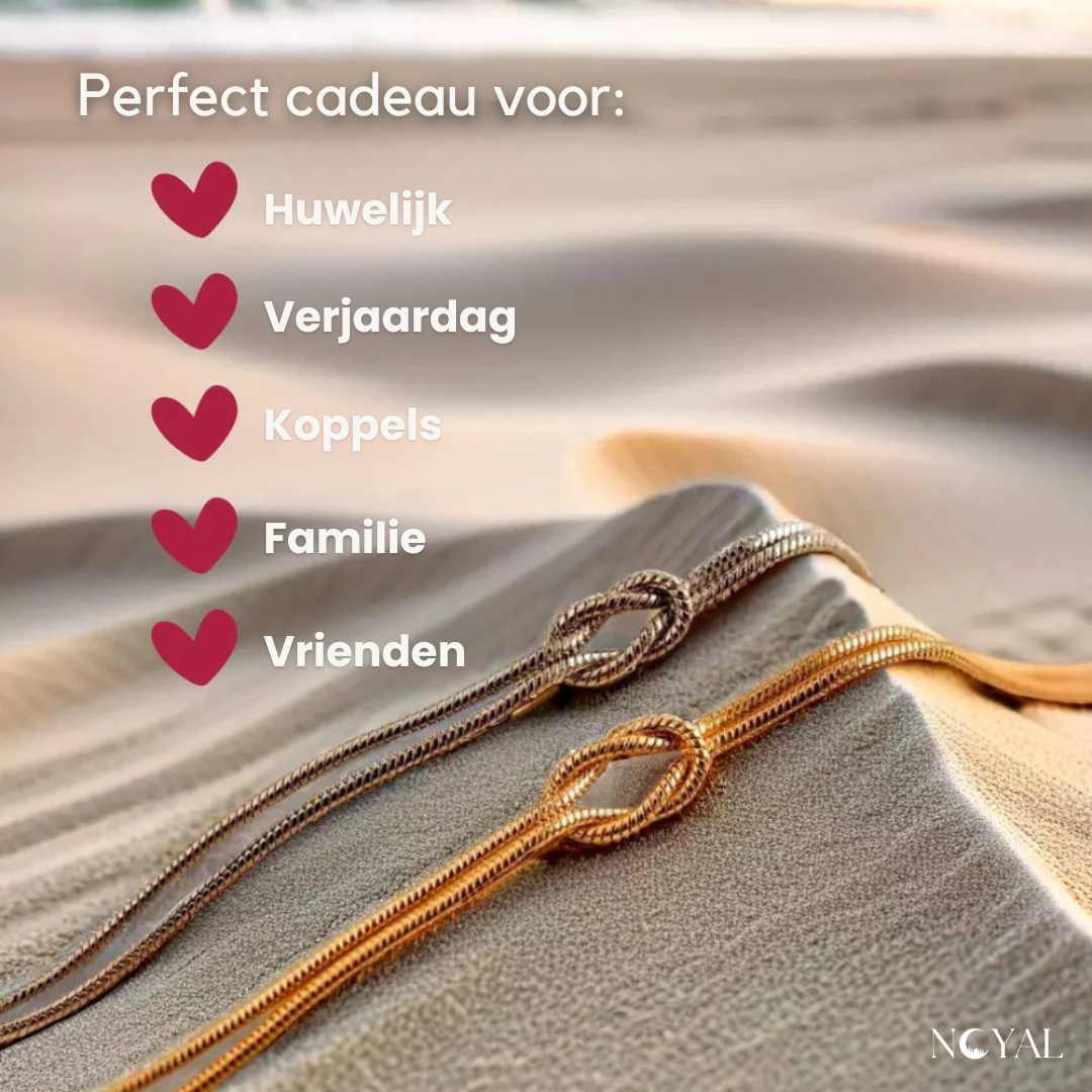 Minimalistische Knoop Armband