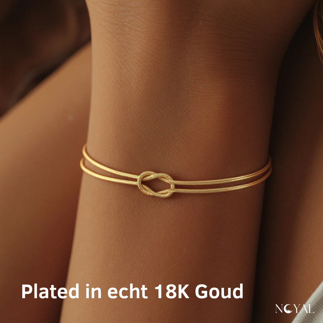 Minimalistische Knoop Armband