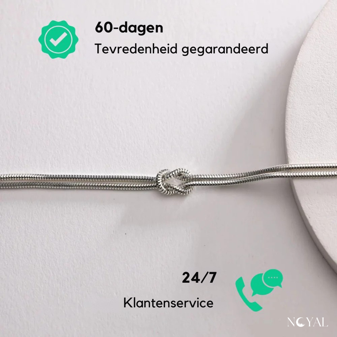 Minimalistische Knoop Armband