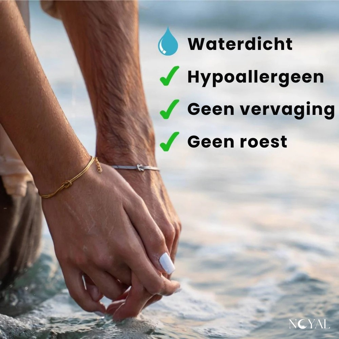 Minimalistische Knoop Armband