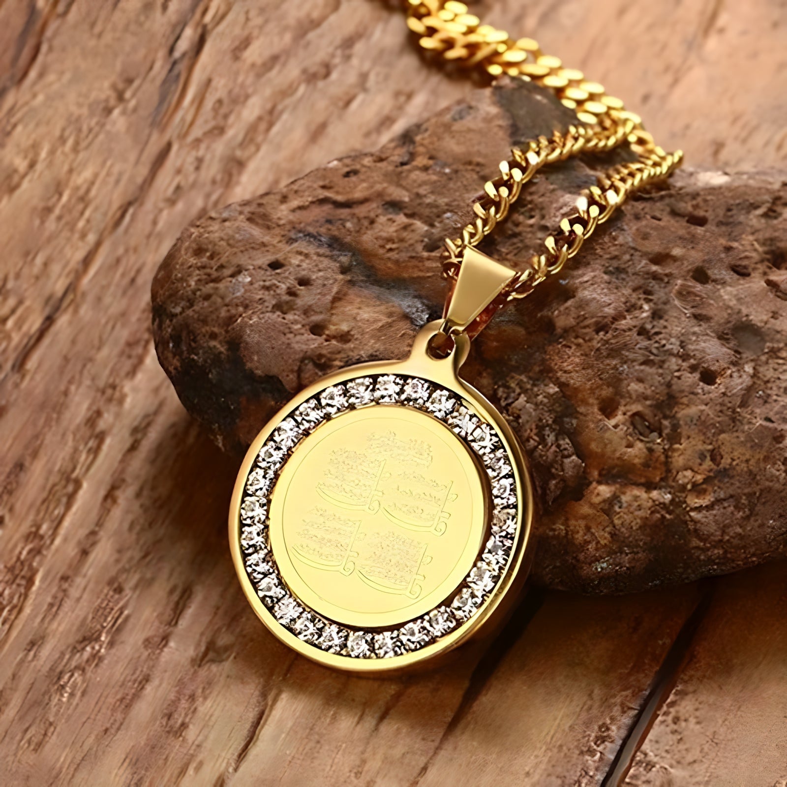 4 Qul Kristallen Ketting