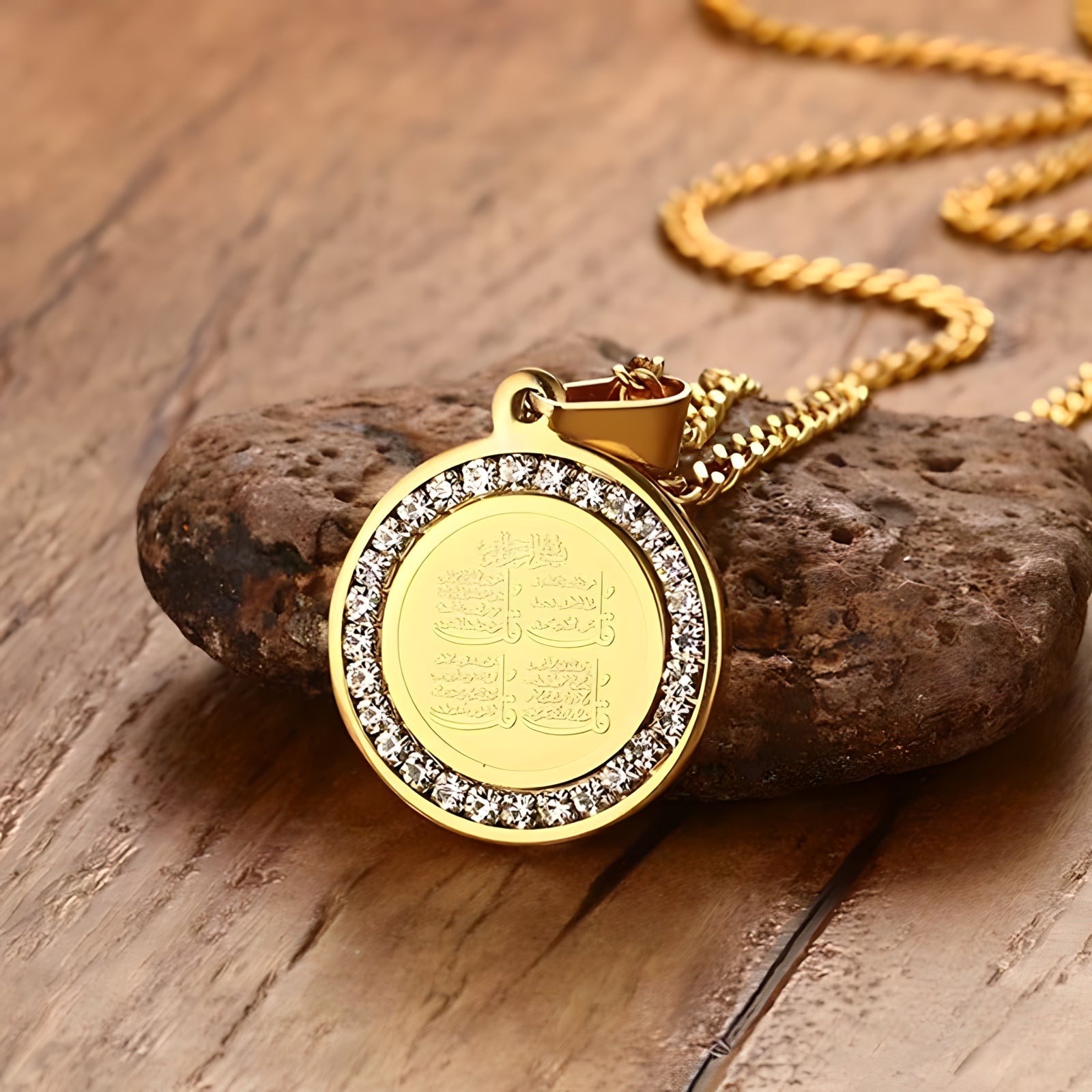 4 Qul Kristallen Ketting